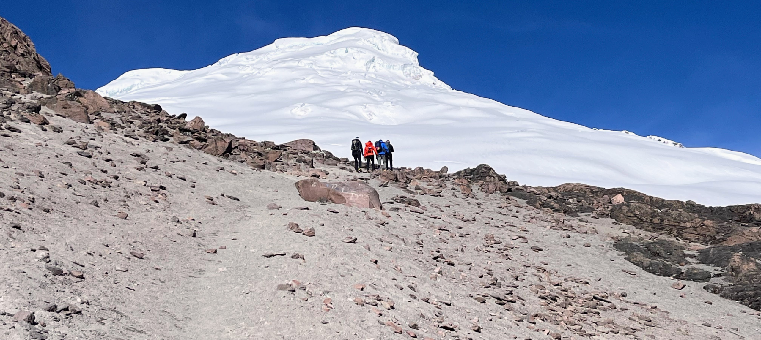 Acclimatization day on Cayambe Volcano, Ecuador
